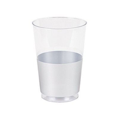 Smarty Had A Party 12 oz. Black Round Disposable Plastic Tumblers (240 Cups)