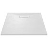 VidaXL Shower Base Tray SMC White 39.4 in.x27.6 in. - 3 of 4