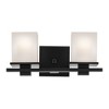 Kichler Lighting Tully 2 - Light Vanity in  Black - 3 of 4