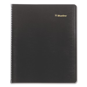 Plan and Link Monthly Planner, 11" x 9.06", Black Cover, 16-Months: Sept 2024 to Dec 2025 - 1 of 1