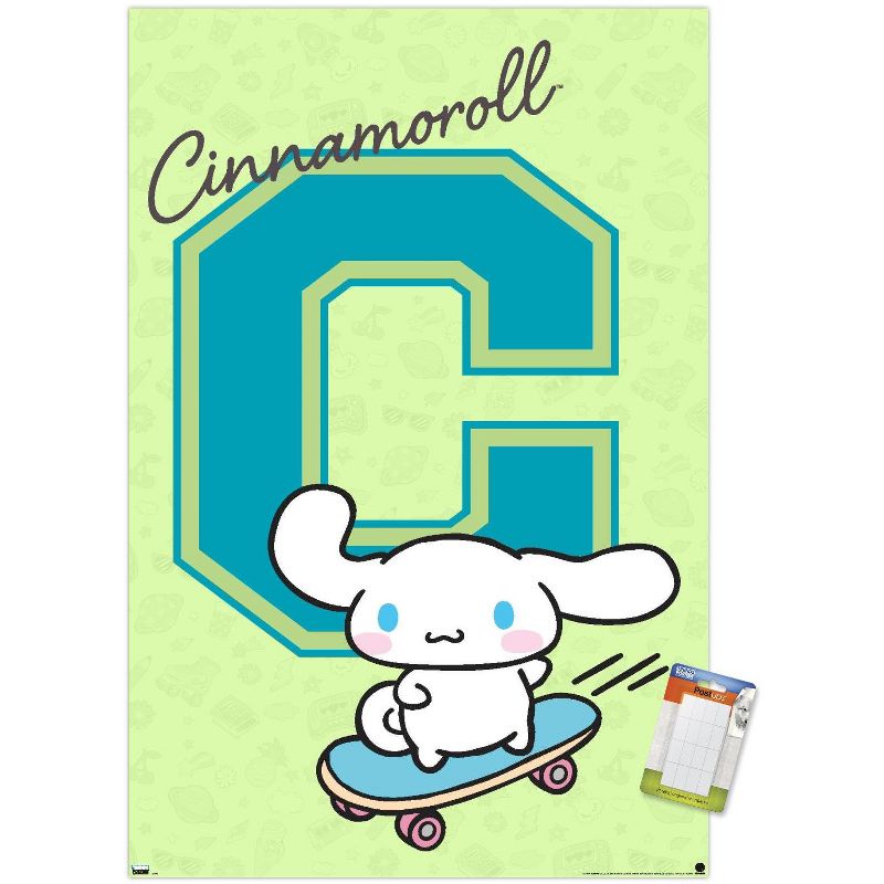 Trends International Hello Kitty and Friends: 24 College Letter - Cinnamoroll Unframed Wall Poster Prints, 1 of 7