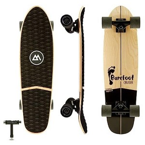 Magneto Complete Skateboard | 27.5" x 7.5", Canadian Maple Double Kick Concave Deck | For Beginners & Adults (Barefoot) - 1 of 4
