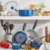 LunaLulinlk Ceramic Cookware, 12pc Set, Blue - 2 of 4