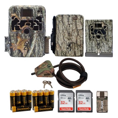 Browning Trail Cameras 16 MP Dark Ops Extreme Game Cam Bundle