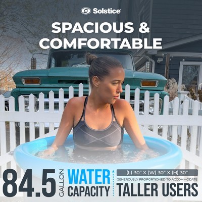 Solstice Cold Pod 84.5 Gallon Insulated Ice Bath Tub with Reusable Ice Bags