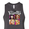 Women's Bratz Original Dolls Cartoon Drawing Graphic Racerback Tank - Heather Charcoal - Small - 2 of 3