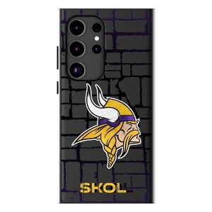 Minnesota Vikings Brick Wall MagSafe Compatible Cell Phone Case for Galaxy S24 Ultra - 1 of 4