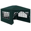 Green Outdoor Party Tent from vidaXL - UV and Water-Resistant Polyethylene Garden Gazebo with Steel Frame - Decorative, Easy to Assemble - 2 of 4
