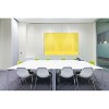 Ghent Manufacturing Harmony Magnetic Glass Dry Erase Board Frameless Yellow 3' x 2' (HMYRM23YW) - 3 of 4