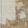 Ivory And Gold Abstract Washable Indoor Outdoor Area Rug - 4 of 4
