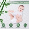 Aoibox Waterproof Mattress Protector Queen Size 3D Air Fabric Breathable Cooling Soft Noiseless Deep Pocket White - 2 of 4
