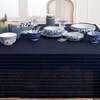 Solino Home Striped Linen Tablecloth | Pinstripe - 3 of 4