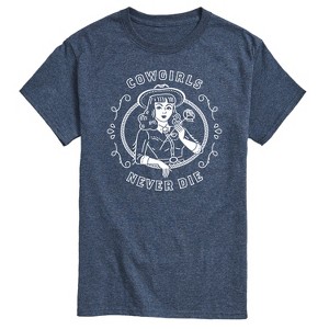 Men's - Country Casuals - Cowgirls Never Die Short Sleeve Graphic T-Shirt - 1 of 4