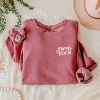 Simply Sage Market Embroidered New York Stars Lightweight Garment Dyed Sweatshirt - 2XL - Crimson - 3 of 4