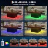 Square Coffee Table, 35 inch Living Room Tables, Modern Coffee Tables, Cocktail Table for Home Office, Apartment - 4 of 4