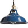 CLAXY Modern Plug-in Pendant Light Adjustable Height Blue - 2 of 4