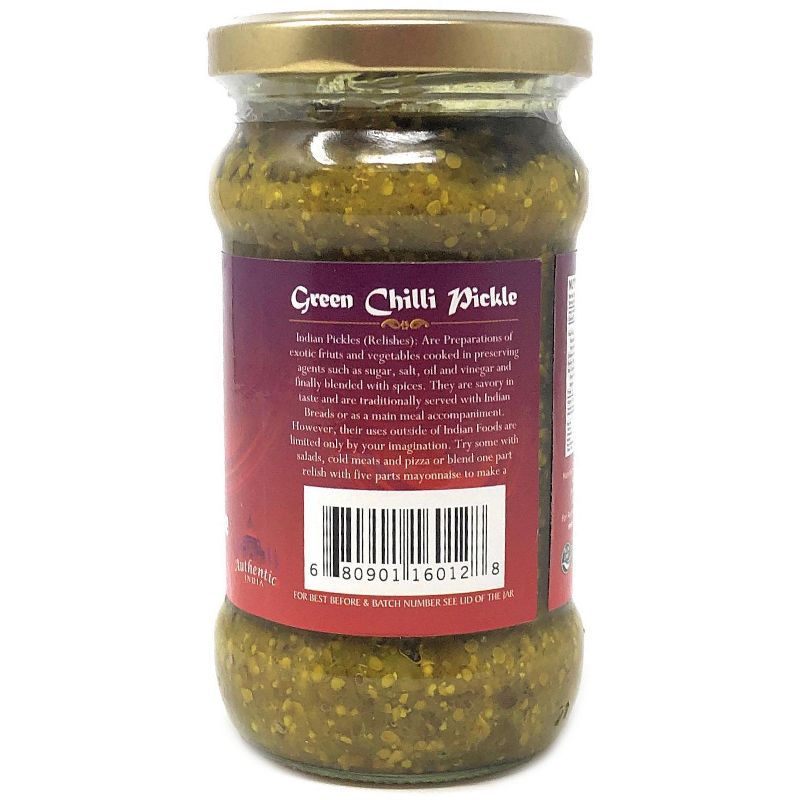 Green Chilli Pickle Hot (Achar,Indian Relish) - 10.5oz (300g) - Rani Brand Authentic Indian Products, 3 of 5