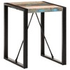 vidaXL Industrial-Style Dining Table - Solid Reclaimed Wood - Powder-Coated Steel Legs - Distinctive Wood Grains - Perfect for Dining Room and Kitchen - 2 of 4