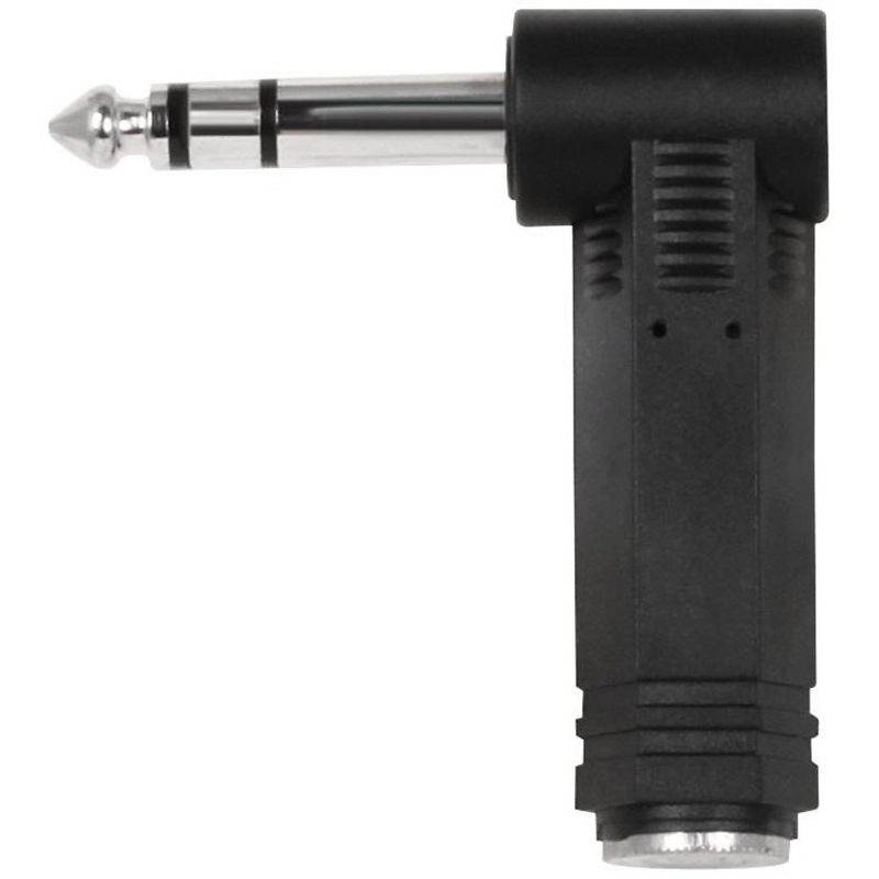 Livewire Essential Adapter 1/4" TRS Male to 1/4" TRS Female Right Angle, 1 of 2