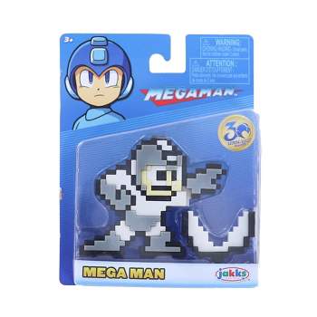 Jakks Pacific Mega Man 8 Bit Figure | Mega Man w/ Rolling Cutter
