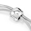 Black Bow Jewelry Sterling Silver & Pink Crystal Love Heart Adjustable Starter Bracelet - 2 of 4