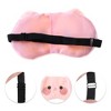 Unique Bargains Durable Rabbit Eye Mask Pink 1 Pc - 3 of 4