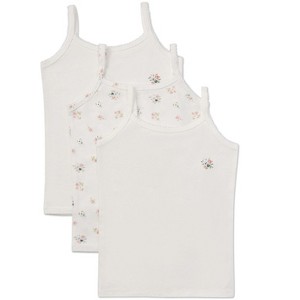 Memoi Girls' 3 Pair Pack Ditsy Floral Multi Camis - 1 of 2