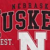 NCAA Nebraska Cornhuskers Vintage Arch Block Flannel Fleece Blanket - 2 of 3