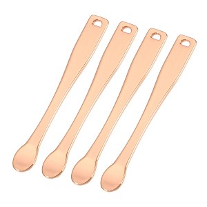 Unique Bargains Eye Cream Massage Sticks Beauty Scoop Makeup Spatula Mini Spoon for Facial Cosmetic Face Cream 2.36"x0.28" 4 Pcs - 1 of 4