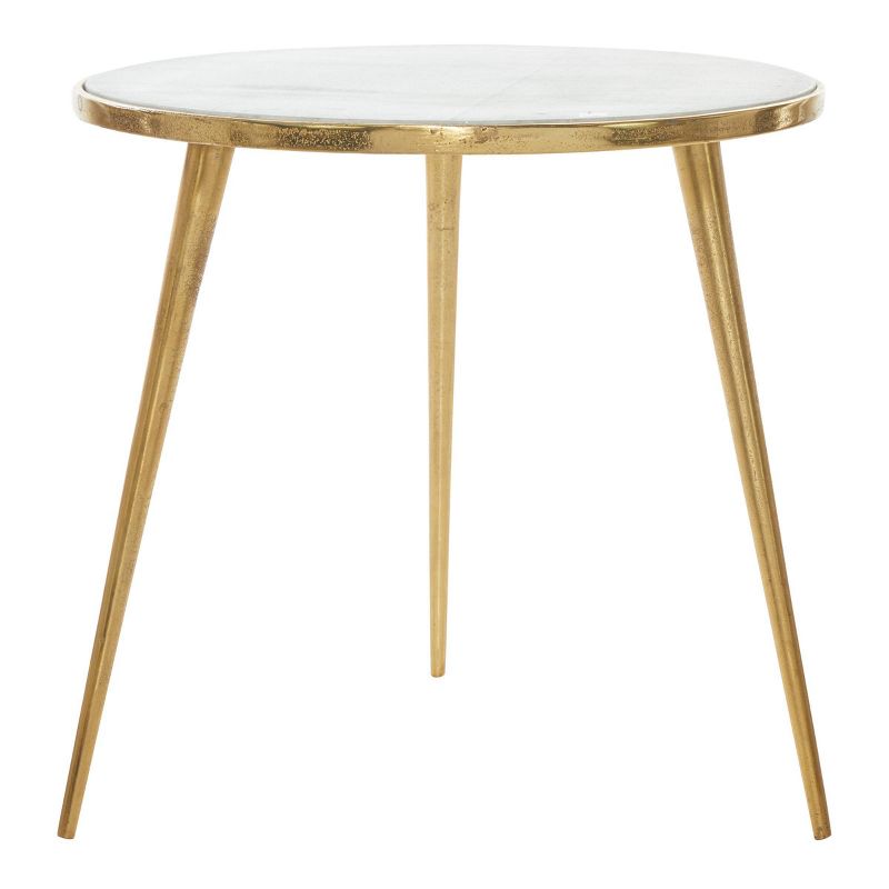 Contemporary Marble Accent Table Gold - Olivia &#38; May, 4 of 17