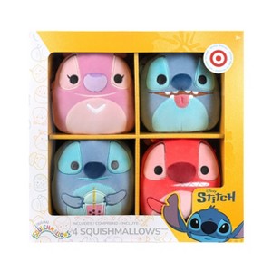 Squishmallows 5" Box Set Stitch Boba Stitch Tongue Out Leroy Angel Little Plush - 1 of 4