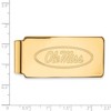 Black Bow Jewelry 10k Yellow Gold Mississippi Rebels NCAA Money Clip - 2 of 3