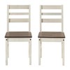 American Furniture Classics,Cottage Series Dining Chairs (Set of 2) in Distressed White - 3 of 4