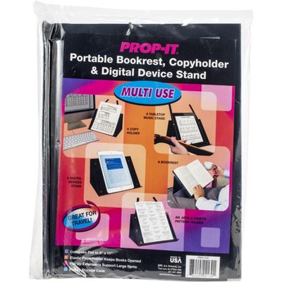 PROP-IT Portable Bookrest, Copyholder & Digital Device Stand