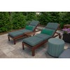 Casual Cushion Stripe Sunbrella Fabric 1-Piece Outdoor Chaise Cushion, 22.5"W x 74"L - 2 of 4