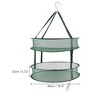 Unique Bargains Folding Durable Double Layer Clothes Drying Basket 1 Pc - 3 of 4