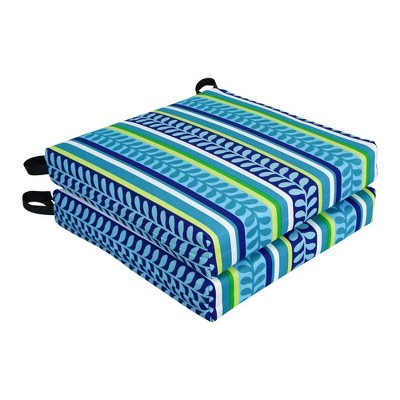 Blazing Needles, 16-inch Outdoor Cushion