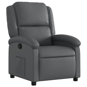 vidaXL Recliner Chair Grey - 1 of 4