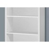 Monarch Specialties Bookshelf Bookcase Etagere 5 Tier 48InchH Office Bedroom Laminate White Contemporary Modern - 3 of 4