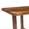 Alaterre Furniture 42" Berkshire Natural Brown Live Edge Coffee Table Solid Wood: Acacia, Non-Toxic Finish, Form Base - 2 of 4