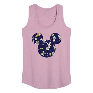 Women's - Disney - Space Pattern Graphic Racerback Tank - 1 of 4