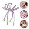 Unique Bargains Braided Bow with Love Buckle Handbag Charm 1 Pc - 3 of 4