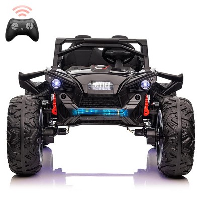 2 Seaters 24V Ride on UTV with Remote Control,10AH Battery, 400W Powerful Motors with 17" EVA Wheels