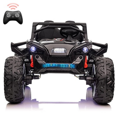 2 Seaters 24V Ride on UTV with Remote Control,10AH Battery, 400W Powerful Motors with 17" EVA Wheels - image 1 of 4