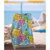 Care Bears Very Many Bears Pattern 30” x 60” Beach Towel - 2 of 4