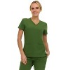 Saint Scrubs Womens 9-Pocket Medical Uniform Set- V-Neck Stretch Top with Seven Pocket Jogger Scrub Pant - 4 of 4