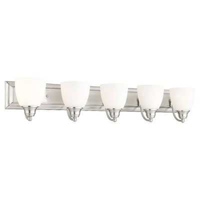 Livex Lighting Springfield 5 - Light Vanity in  Brushed Nickel