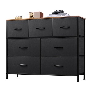 GALAXHERO 7 Drawer Dresser & TV Stand, Entertainment Center with Metal Frame, Media Console for 45" TVs, for Bedroom & Living Room - 1 of 4
