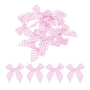 Unique Bargains Sewing Craft DIY Gift Packaging Accessories Satin Mini Ribbon Bows 30 Pcs - 1 of 4