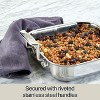All-Clad 8 Inch Square Baker with Lid, Stainless Steel, Gourmet Accessories - 3 of 4